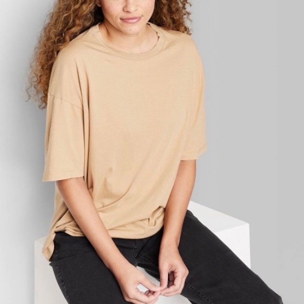 Short Sleeve Relaxed Fit Cotton T-Shirt